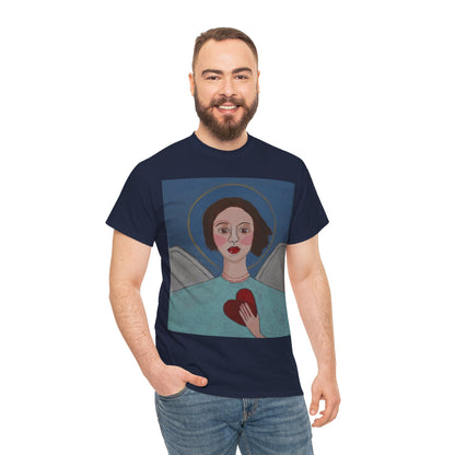 Art Box Gallery "Angel" Artistry in Threads Series T-Shirt | March 2024 Collection Printify Artistry in Threads Men's Clothing Michéle Renaud T-shirts Unisex Women's Clothing