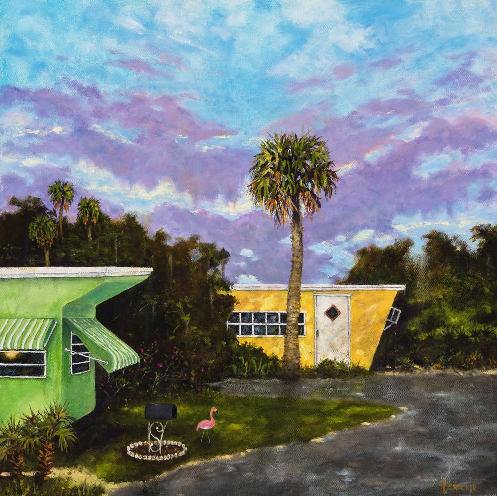 After the Rain Again by Tom Crocker | Oil on Canvas | Art Box Gallery | St. Augustine, FL