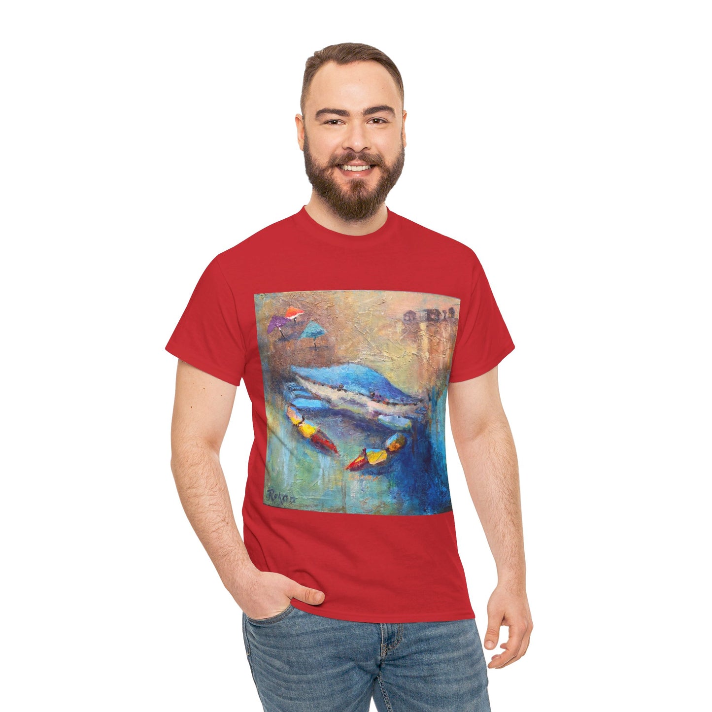 "Blue Crab" Artistry in Threads Series T-Shirt | August 2024 Collection