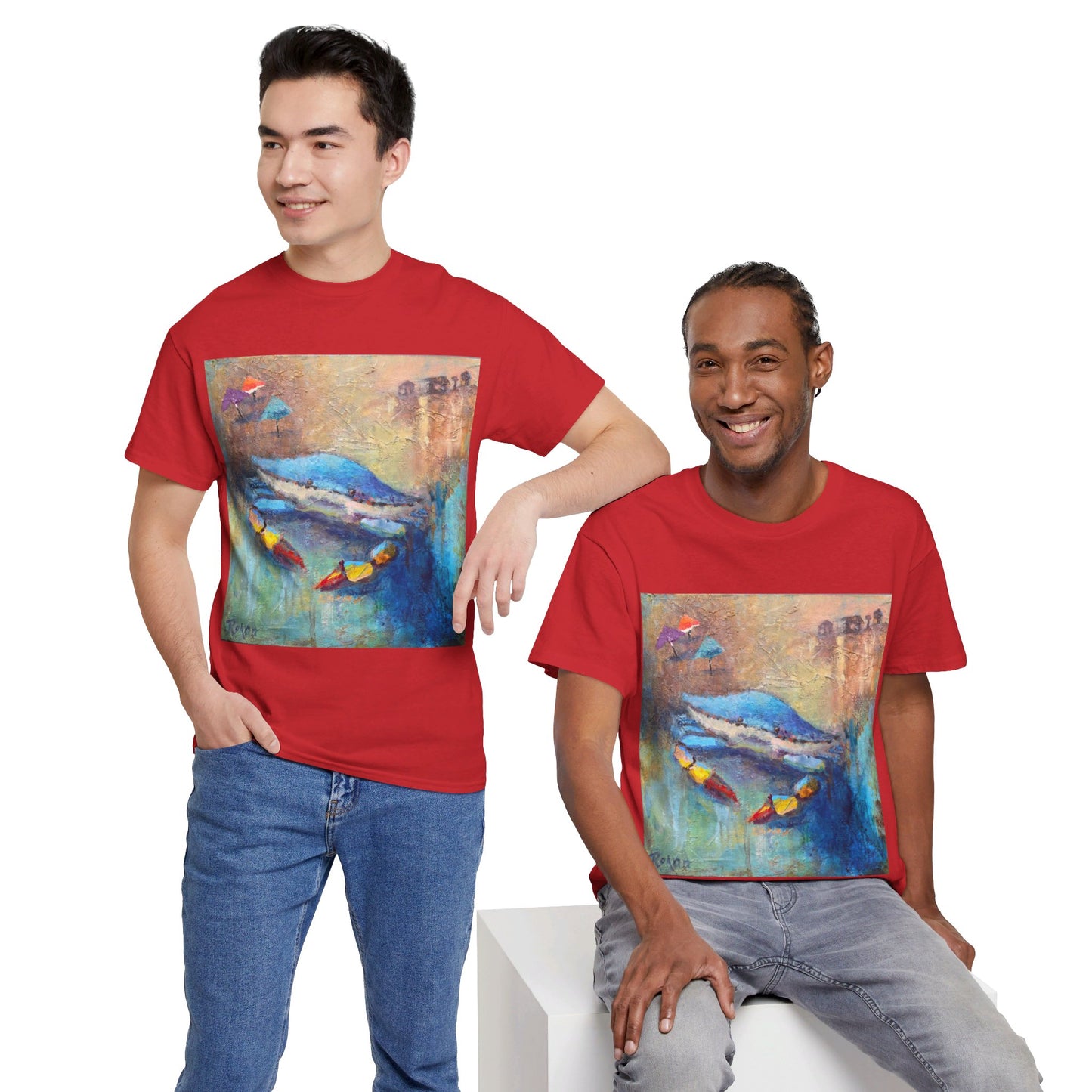 "Blue Crab" Artistry in Threads Series T-Shirt | August 2024 Collection