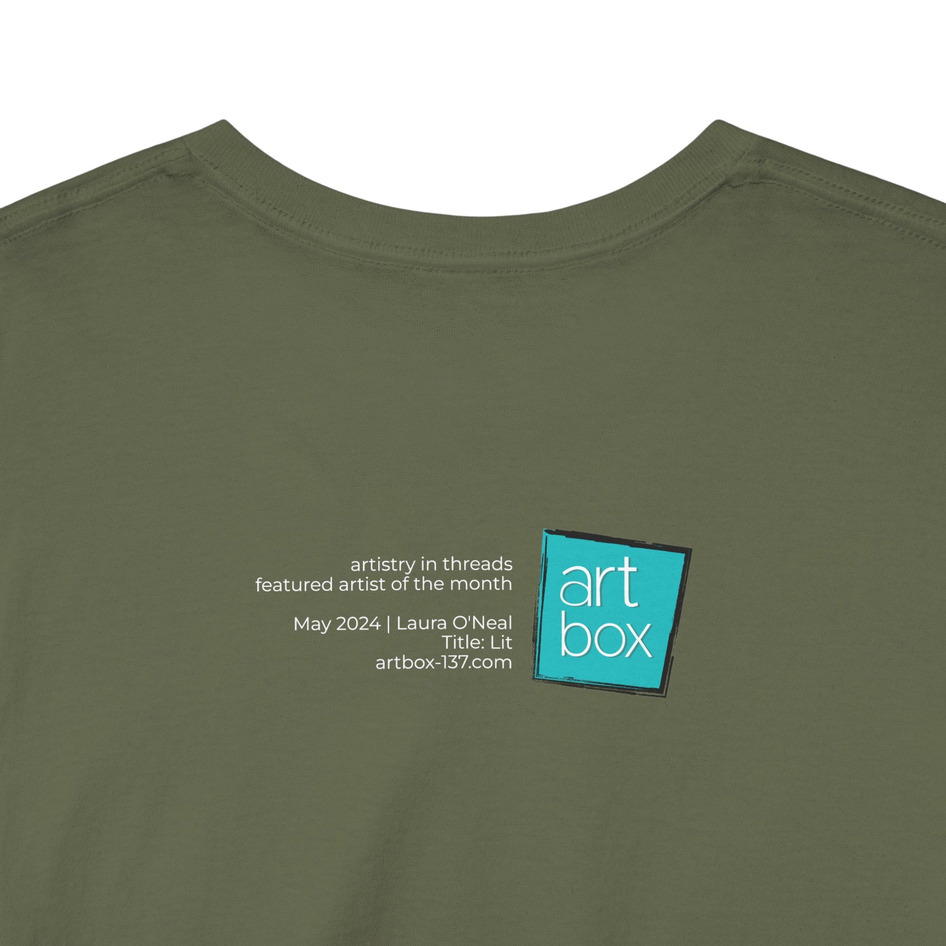 "Lit" Artistry in Threads Series T-Shirt | May 2024 Collection - Printify - Art Box Gallery