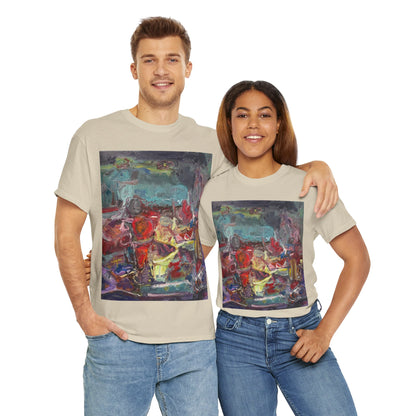 Art Box Gallery "All Alanis Wants" Artistry in Threads Series T-Shirt | April 2024 Collection Printify Artistry in Threads Larry Spear Men's Clothing T-shirts Unisex Women's Clothing