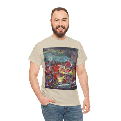 Art Box Gallery "All Alanis Wants" Artistry in Threads Series T-Shirt | April 2024 Collection Printify Artistry in Threads Larry Spear Men's Clothing T-shirts Unisex Women's Clothing