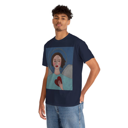 Art Box Gallery "Angel" Artistry in Threads Series T-Shirt | March 2024 Collection Printify Artistry in Threads Men's Clothing Michéle Renaud T-shirts Unisex Women's Clothing