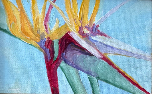 Art Box Gallery Birds of Paradise Jacquelyn Pfaff-Pratt Canvas Jacquelyn Pfaff-Pratt Oil