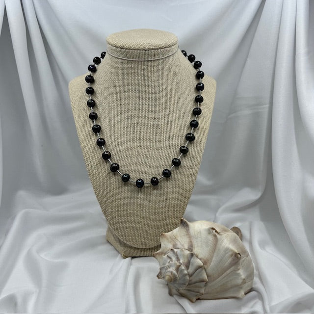 Black Pearl Necklace by Christine O'Brien