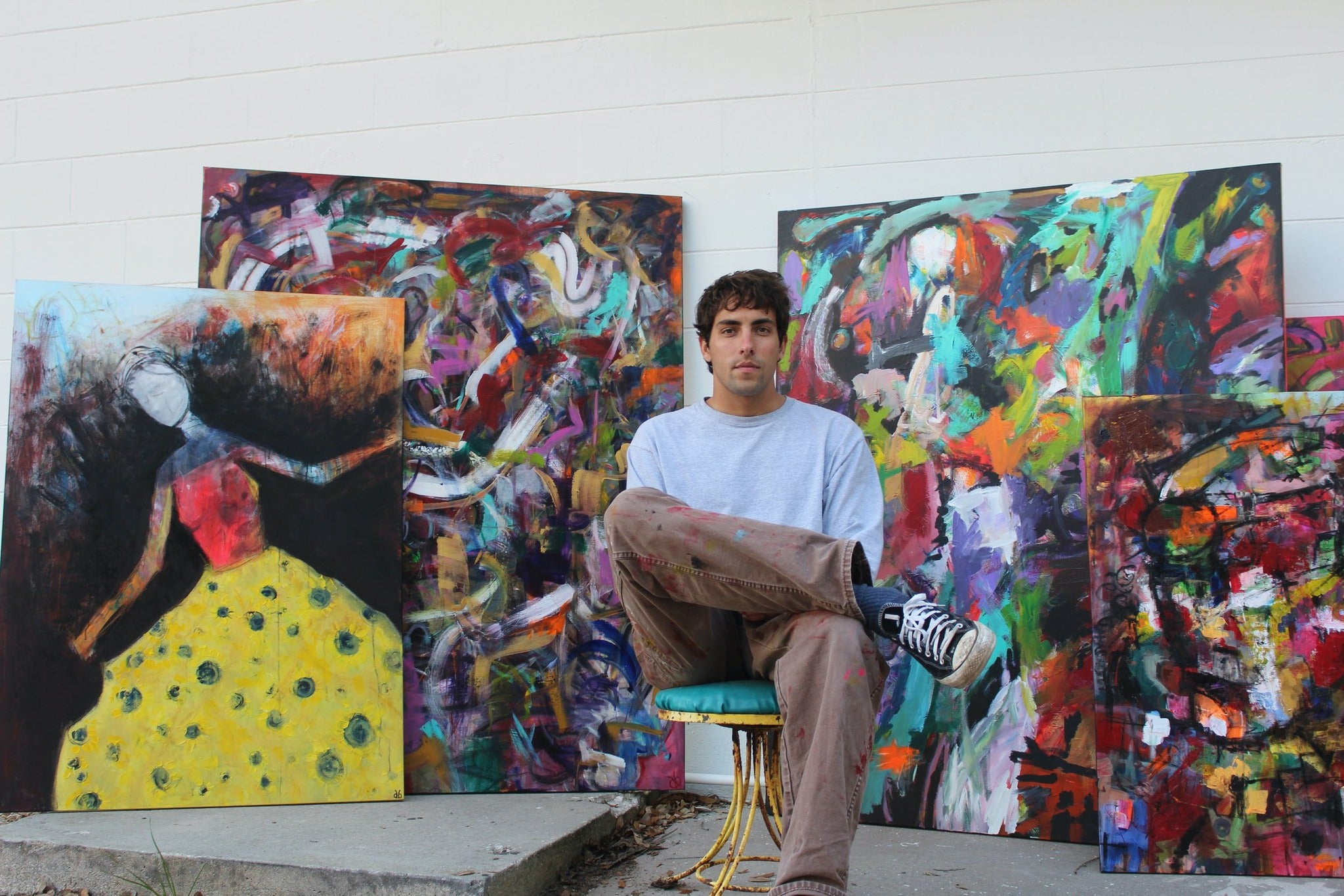 DB Lowden and some of his art