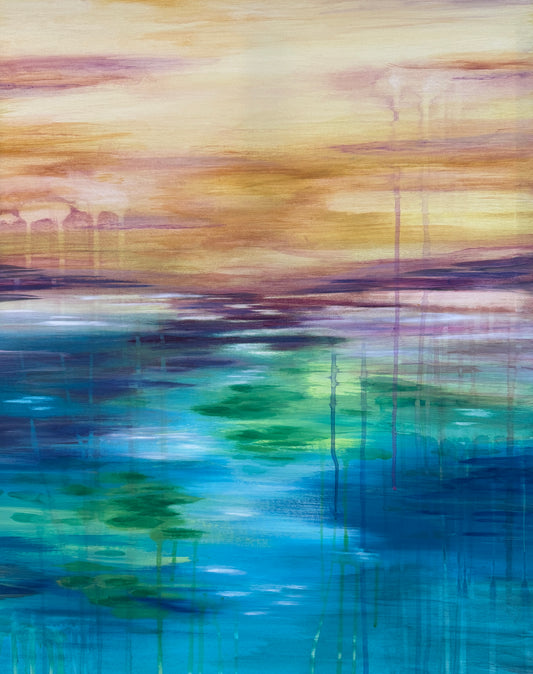 Fairy Godmother by Danielle Torry | Acrylic on Canvas | Art Box Gallery | St. Augustine, FL