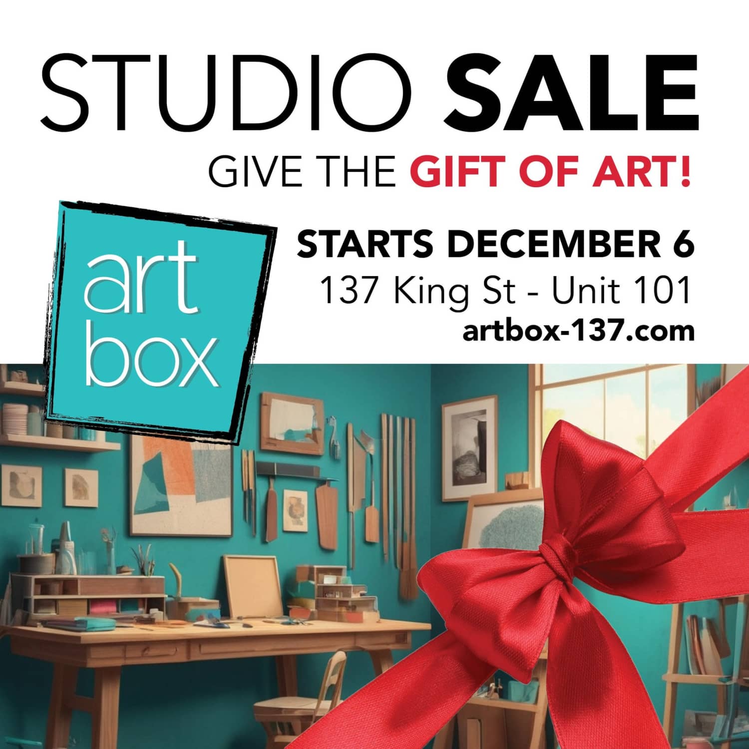 December Studio Sale hero image