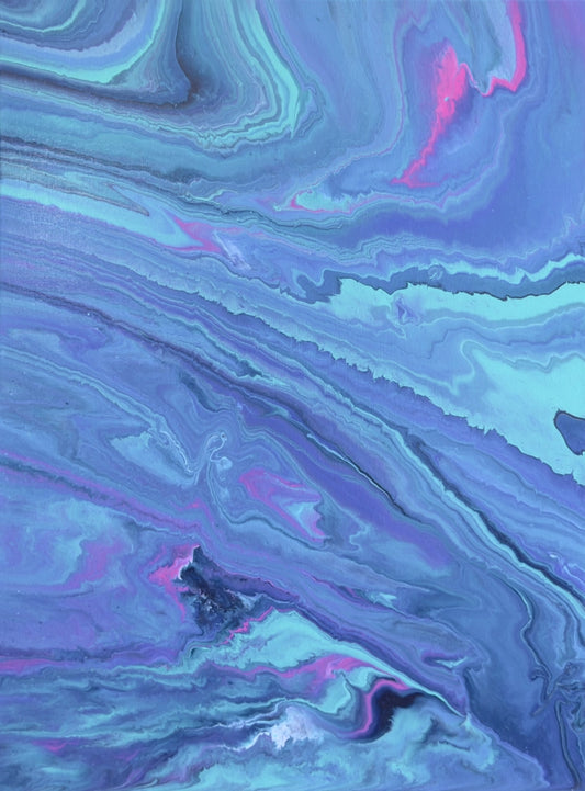 Abstract pattern of blue and purple colors