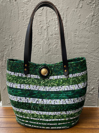 Green Tote Bag - Tote Bag - Janice Rossignol - Art Box Gallery