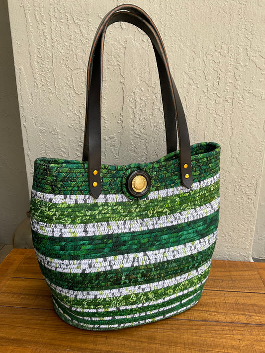 Green Tote Bag - Tote Bag - Janice Rossignol - Art Box Gallery