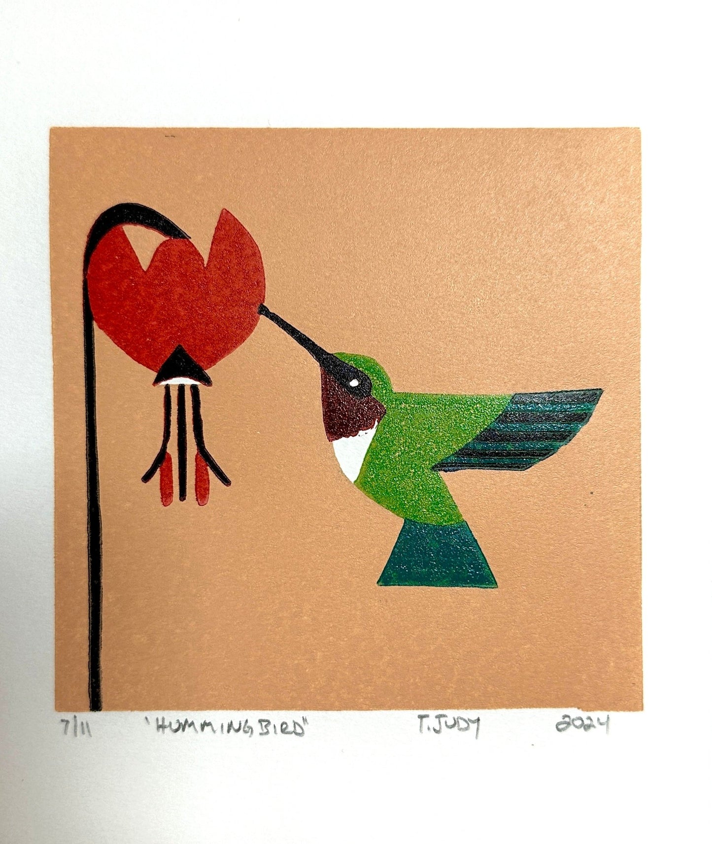 Hummingbird - Artwork - Ted Judy - Art Box Gallery