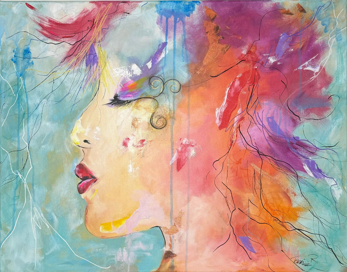 Whisper to Me - Artwork - Terri Rampone - Art Box Gallery