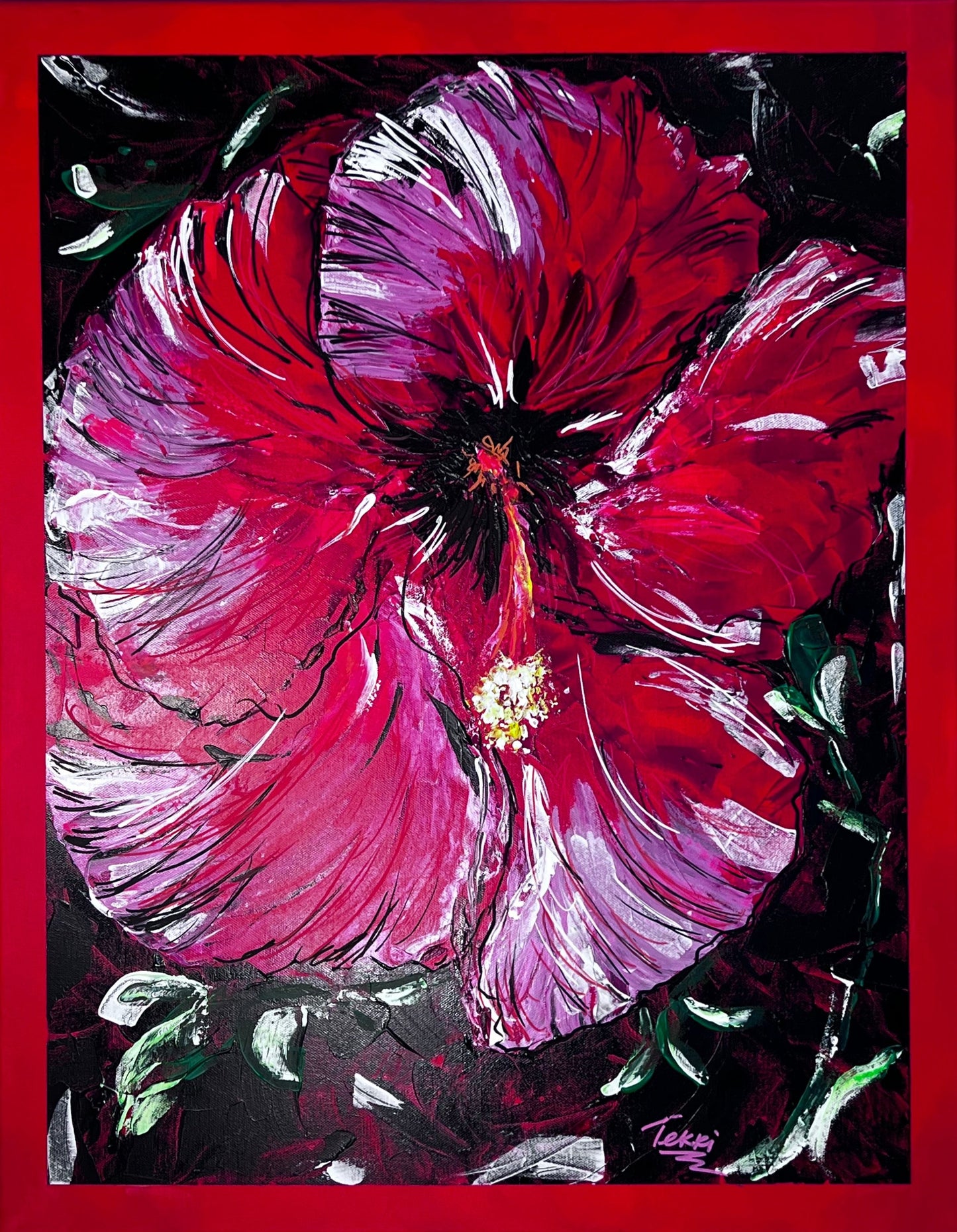 Hibiscus - Artwork - Terri Rampone - Art Box Gallery