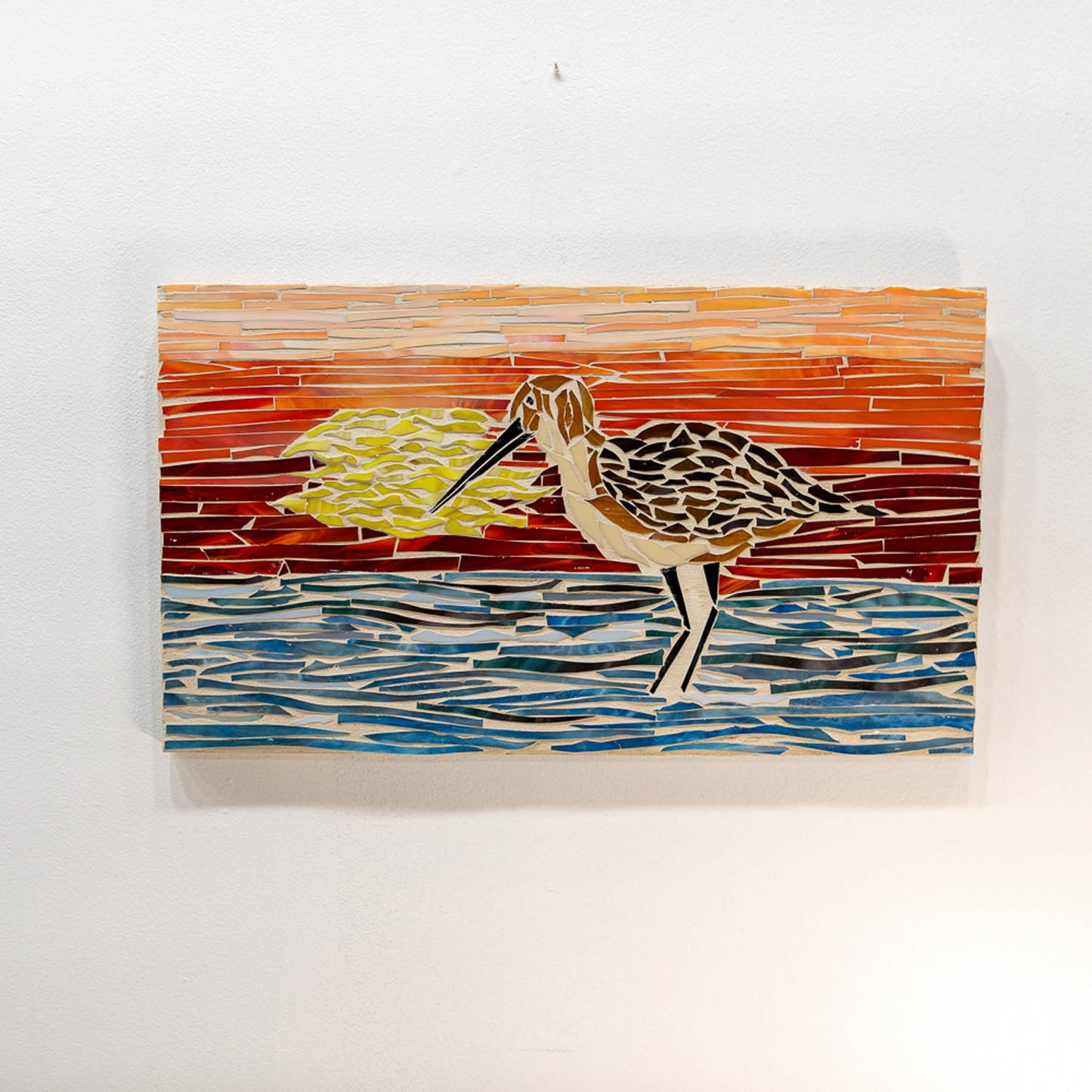 Art Box Gallery Sandpiper Jen Lauzon Jen Lauzon Mixed Media