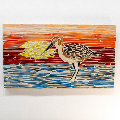 Art Box Gallery Sandpiper Jen Lauzon Jen Lauzon Mixed Media