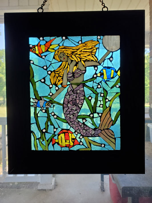 Mermaid Window Hanging
