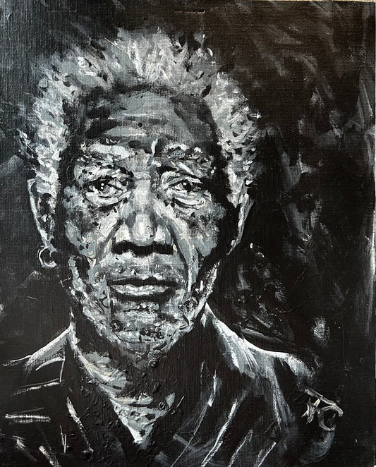 Morgan Freeman by Pedrito Artist