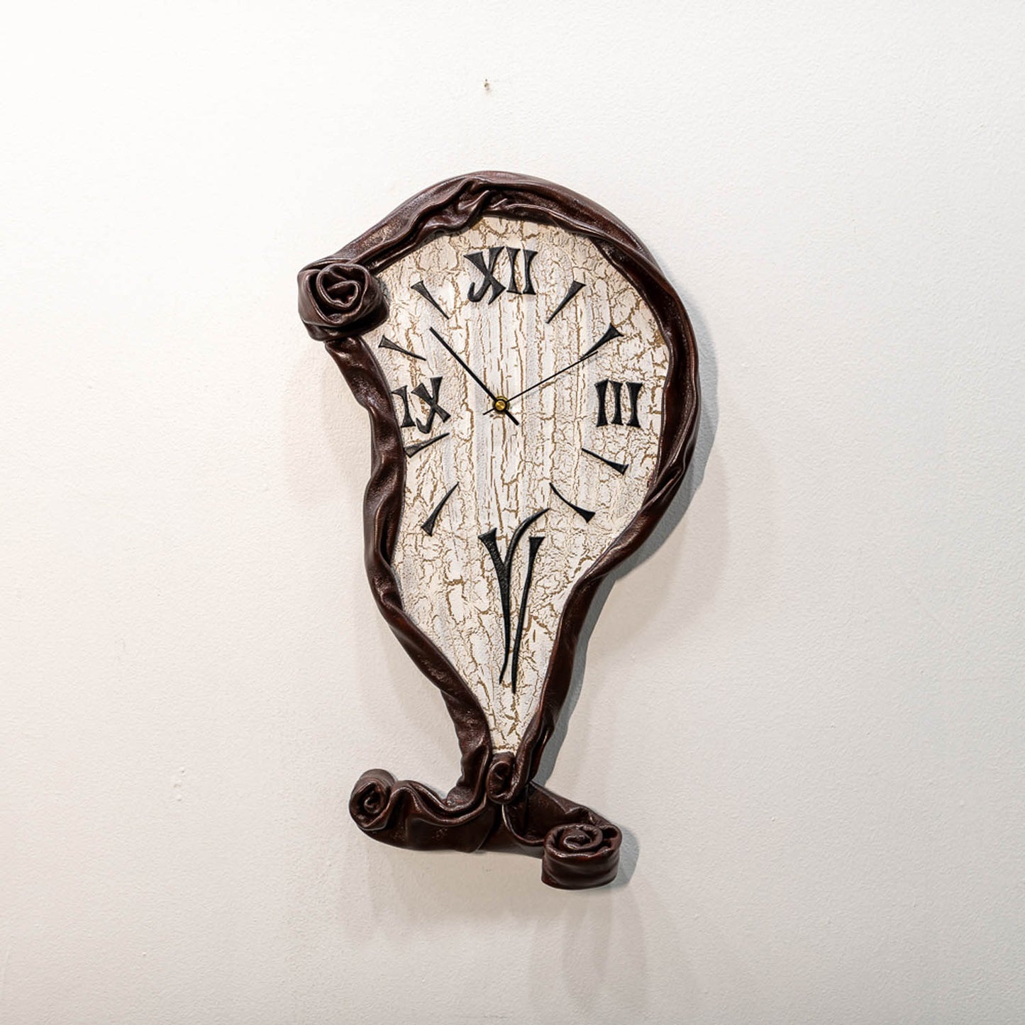 Melting Clock - Leather - Oleg Meerson - Art Box Gallery