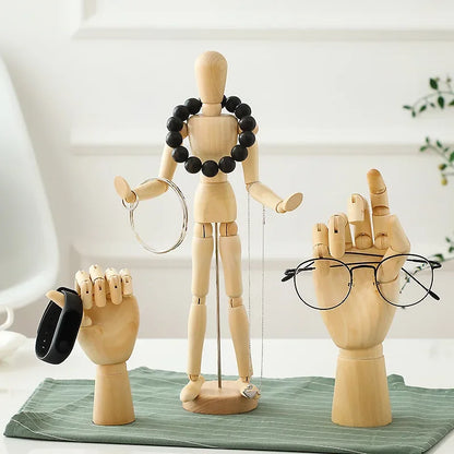 Wooden Hand & Body Figurines – Rotatable Joint Models for Drawing & Decoration - Art Supplies - Art Box Gallery - Art Box Gallery