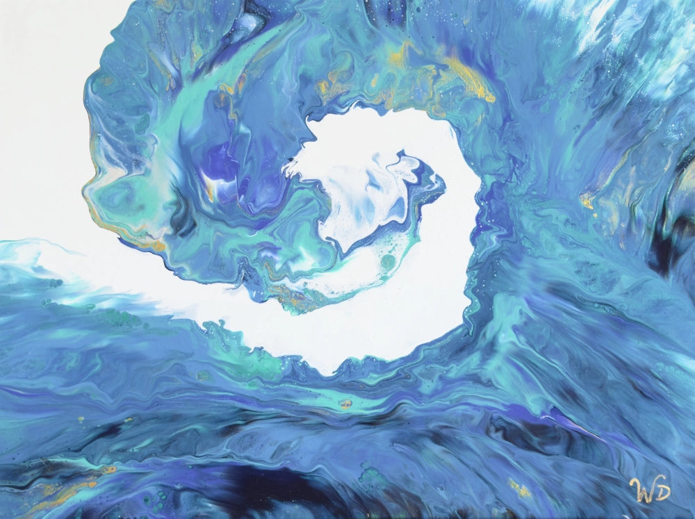 Turbulent Wave by Wendy Delfosse