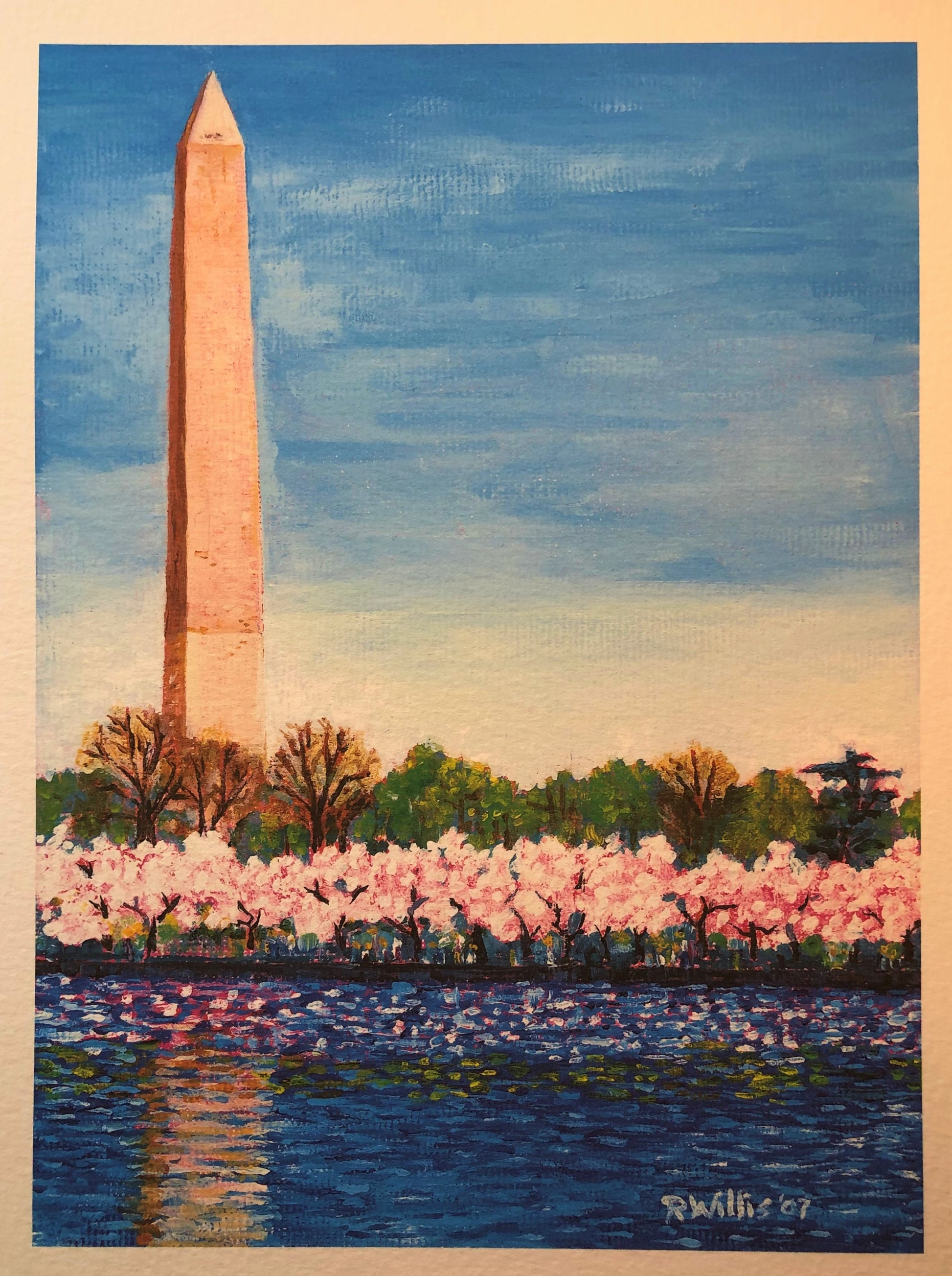 Art Box Gallery Washinton Monument Roy Willis Giclée Roy Willis