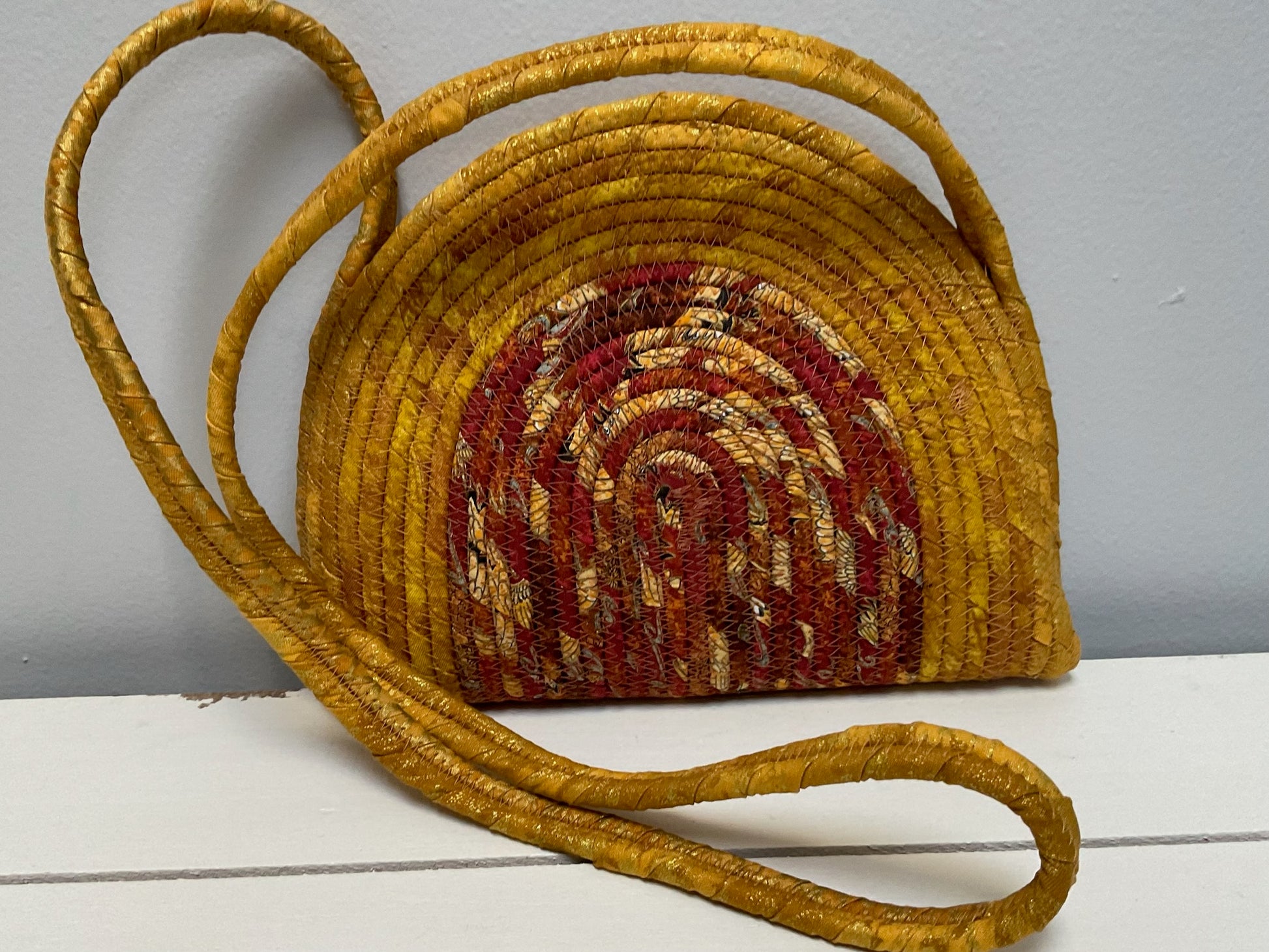 Yellow Crossbody Bag - Other - Janice Rossignol - Art Box Gallery