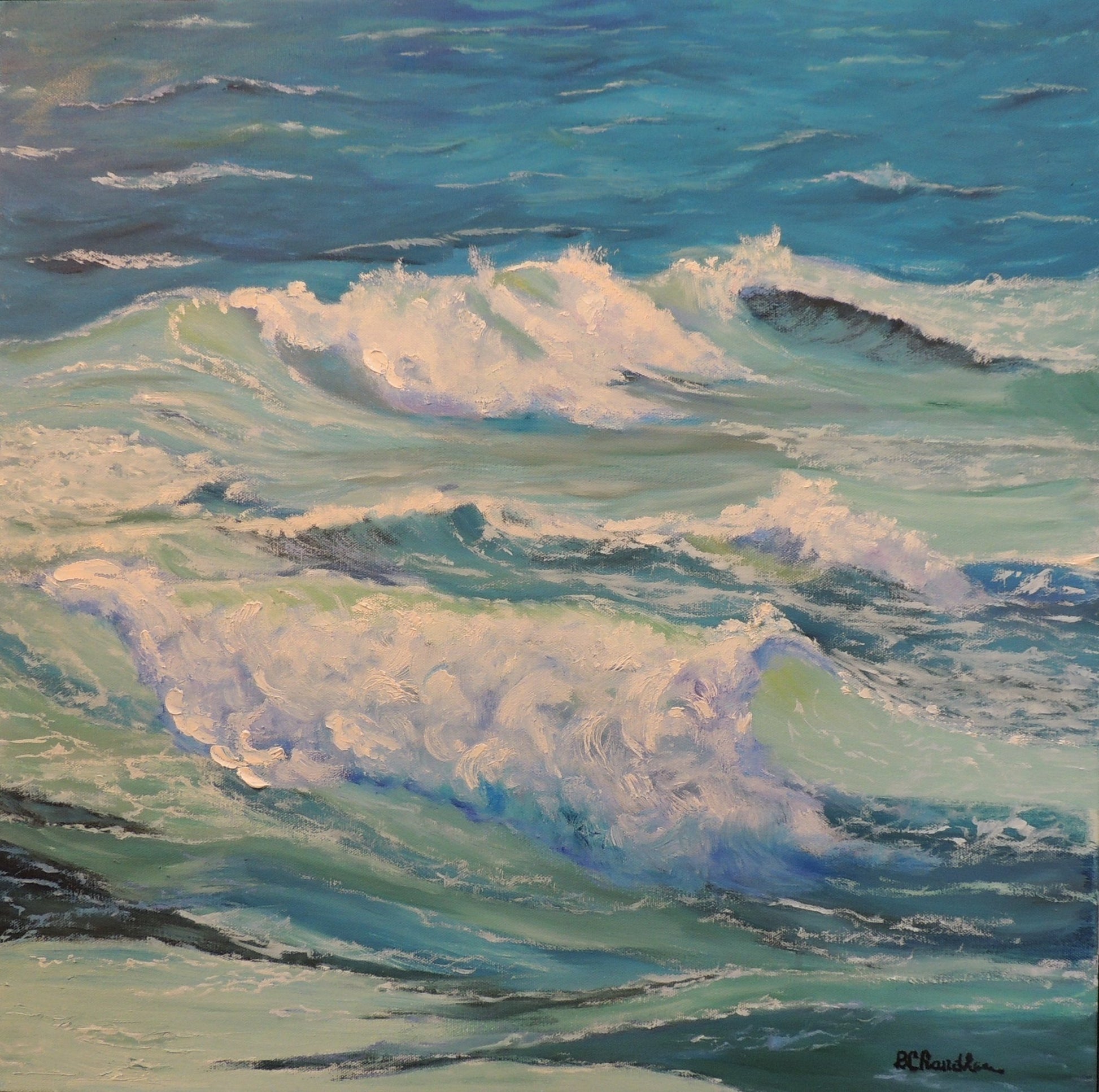 A Sea in Motion - II - Bronwen Chandler - Art Box Gallery