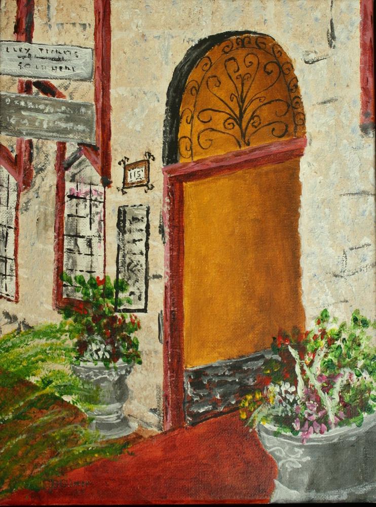 Welcome Inn by Bob Gilmer | Acrylic on Canvas | Art Box Gallery | St. Augustine, FL