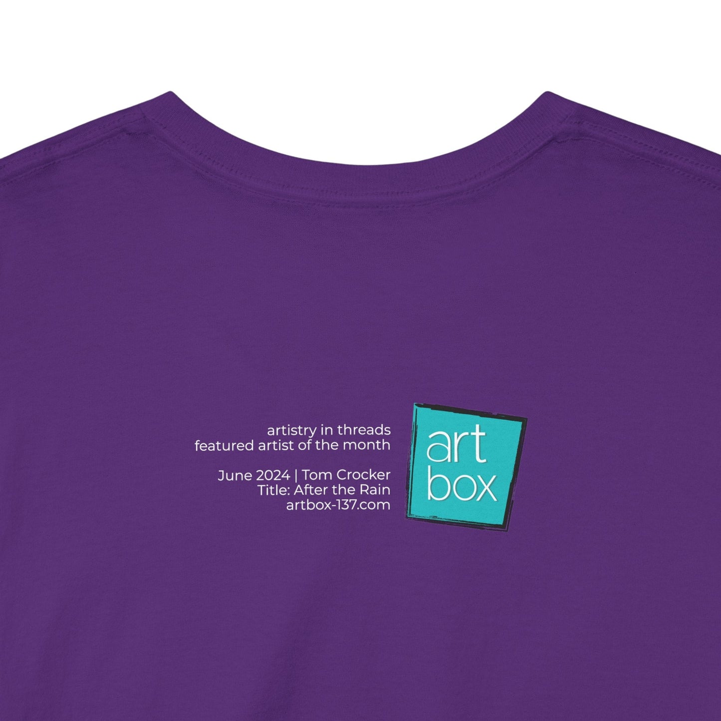 "After the Rain" Artistry in Threads Series T-Shirt | June 2024 Collection - Printify - Art Box Gallery