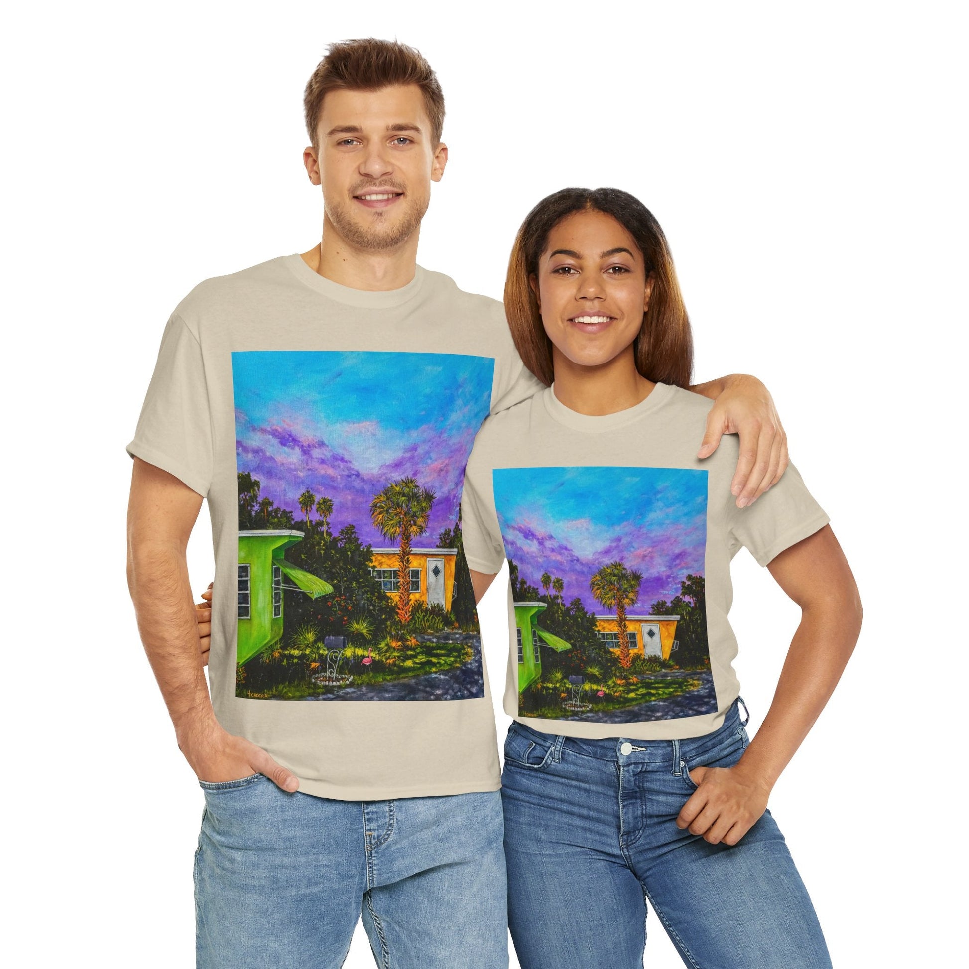 "After the Rain" Artistry in Threads Series T-Shirt | June 2024 Collection - Printify - Art Box Gallery