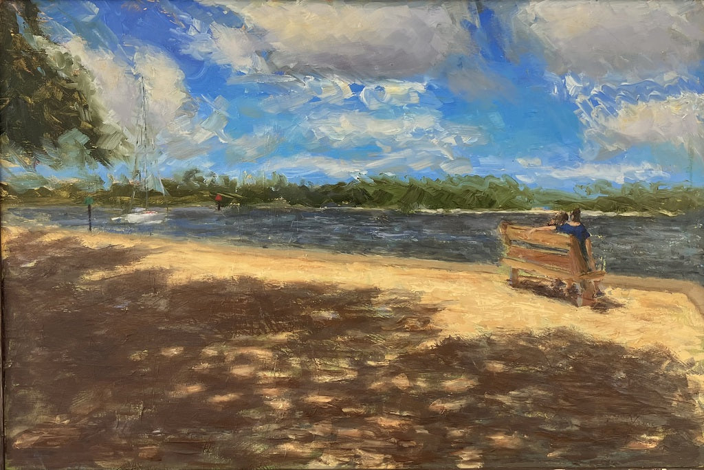 Along the Matanzas River at Washington Oaks - Artwork - Alan Melson - Art Box Gallery