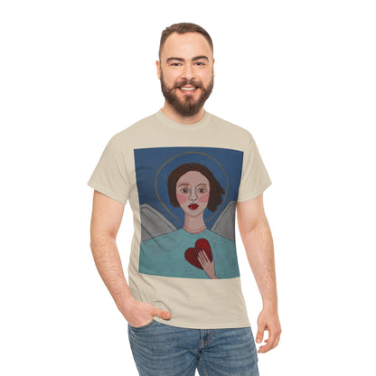 "Angel" Artistry in Threads Series T-Shirt | March 2024 Collection - Printify - Art Box Gallery