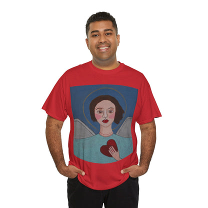 "Angel" Artistry in Threads Series T-Shirt | March 2024 Collection - Printify - Art Box Gallery