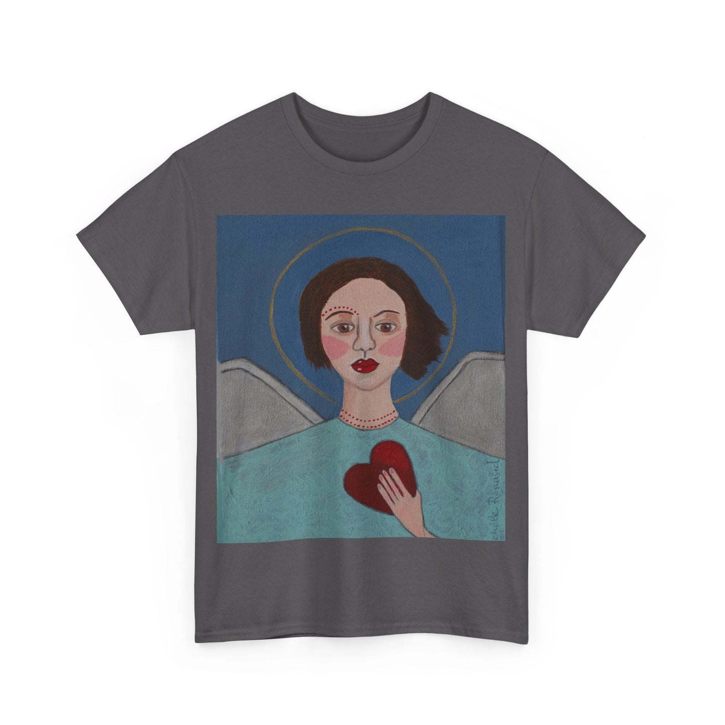 "Angel" Artistry in Threads Series T-Shirt | March 2024 Collection - Printify - Art Box Gallery