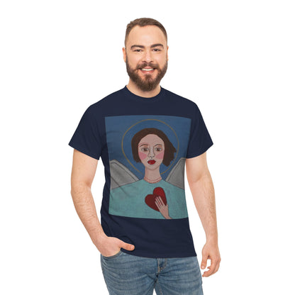 "Angel" Artistry in Threads Series T-Shirt | March 2024 Collection - Printify - Art Box Gallery