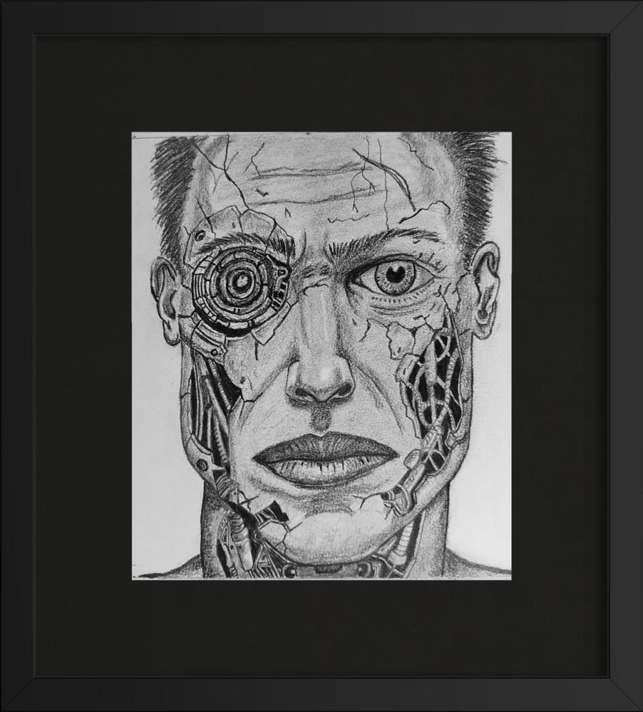 Him by Robert Holmes | Pencil on Paper  | Art Box Gallery | St. Augustine, FL