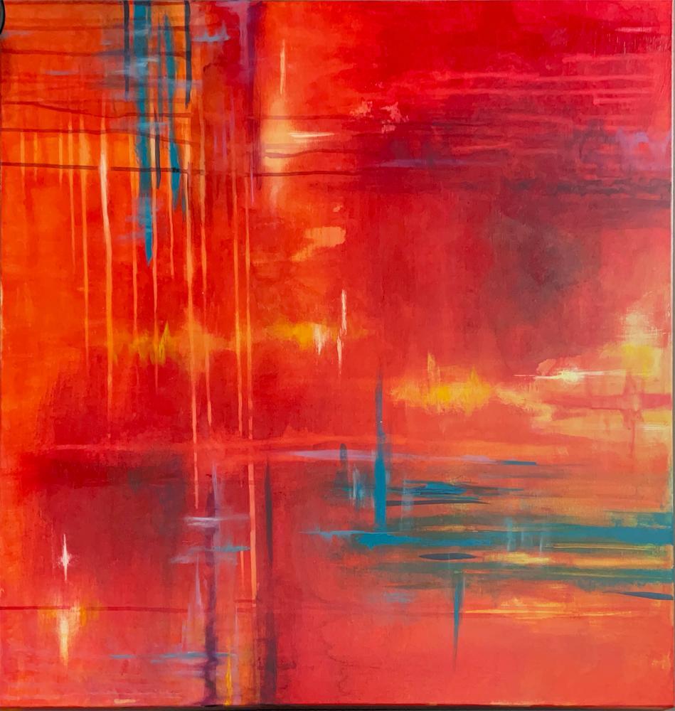 Sounds of a Heartbeat by Danielle Torry | Acrylic on Canvas | Art Box Gallery | St. Augustine, FL