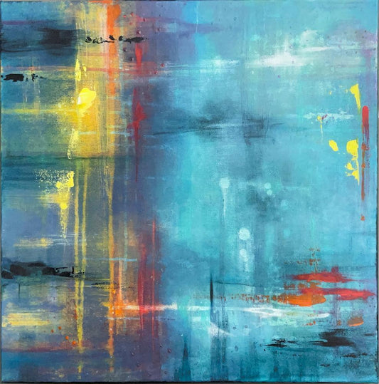 Inspirado En Cancun by Danielle Torry | Acrylic on Canvas | Art Box Gallery | St. Augustine, FL