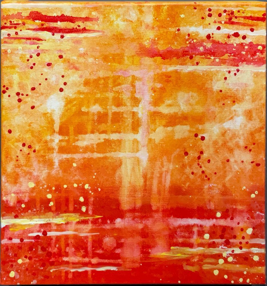 Strawberry Lemonade by Danielle Torry | Acrylic on Canvas | Art Box Gallery | St. Augustine, FL