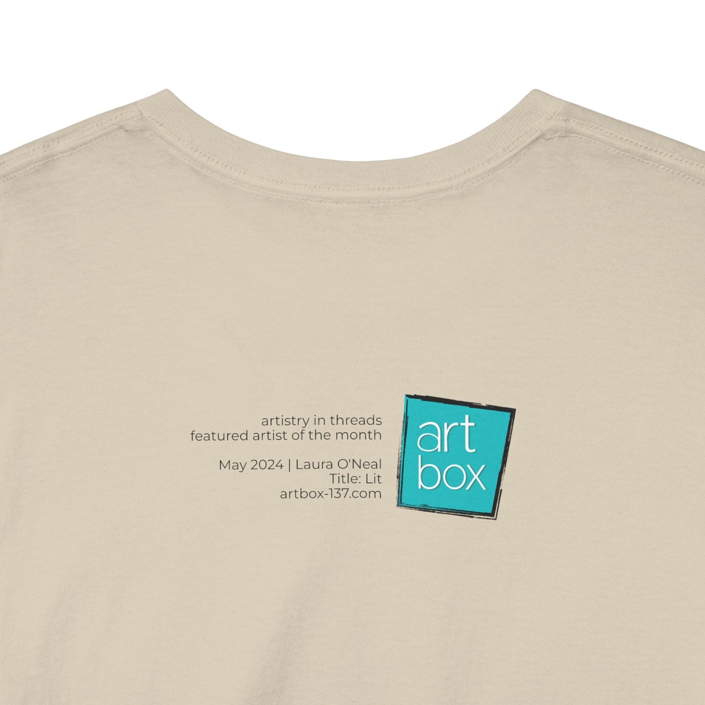 "Lit" Artistry in Threads Series T-Shirt | May 2024 Collection - Printify - Art Box Gallery