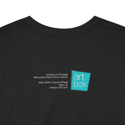 "Lit" Artistry in Threads Series T-Shirt | May 2024 Collection - Printify - Art Box Gallery