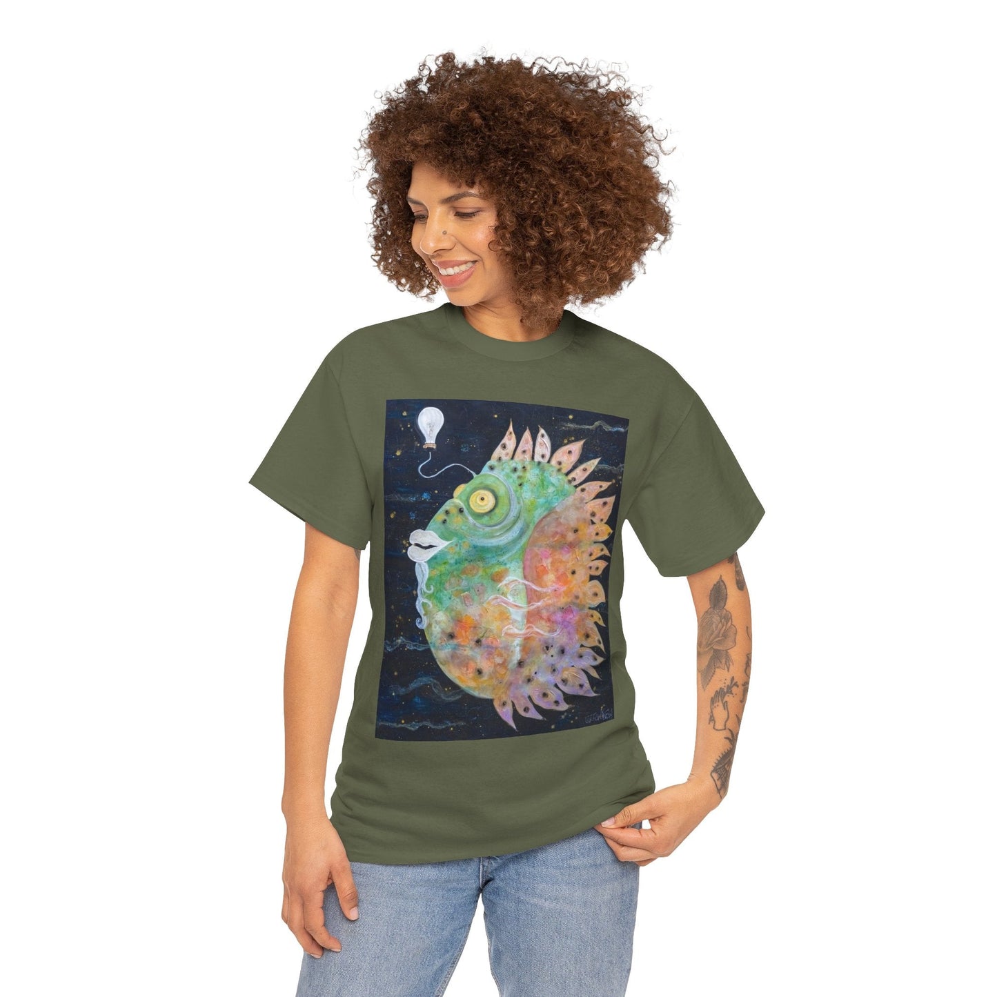 "Lit" Artistry in Threads Series T-Shirt | May 2024 Collection - Printify - Art Box Gallery