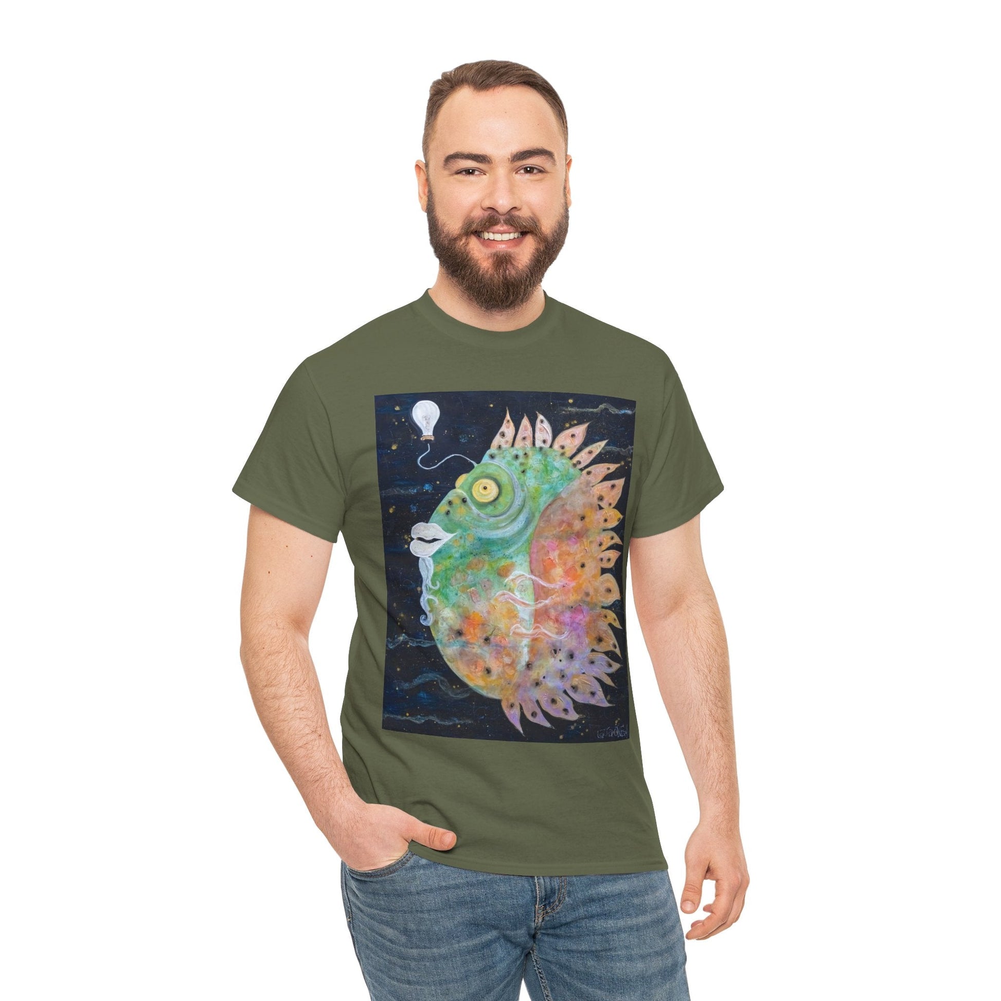 "Lit" Artistry in Threads Series T-Shirt | May 2024 Collection - Printify - Art Box Gallery