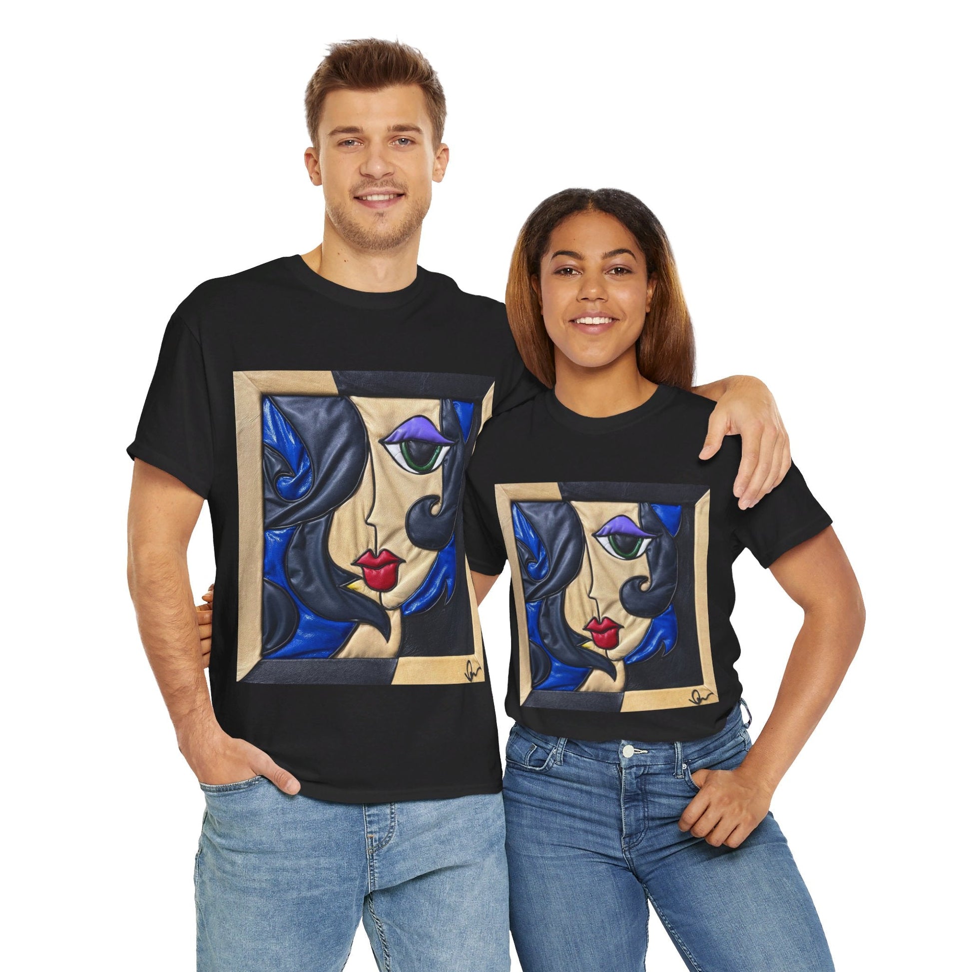 "Midnight Romance" Artistry in Threads Series T-Shirt | September 2024 Collection - Printify - Art Box Gallery