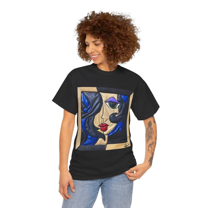 "Midnight Romance" Artistry in Threads Series T-Shirt | September 2024 Collection - Printify - Art Box Gallery