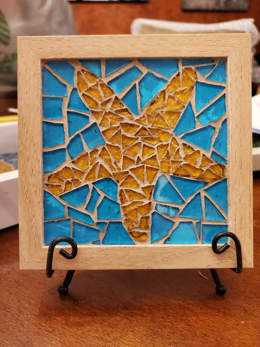 Starfish on Brown Frame