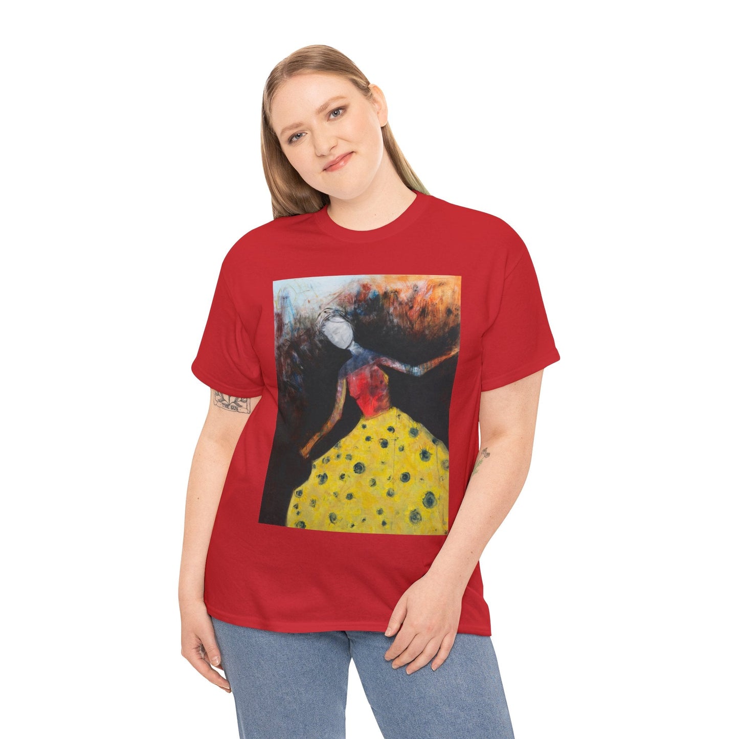 "The Dancer" Artistry in Threads Series T-Shirt | April 2024 Collection - Printify - Art Box Gallery