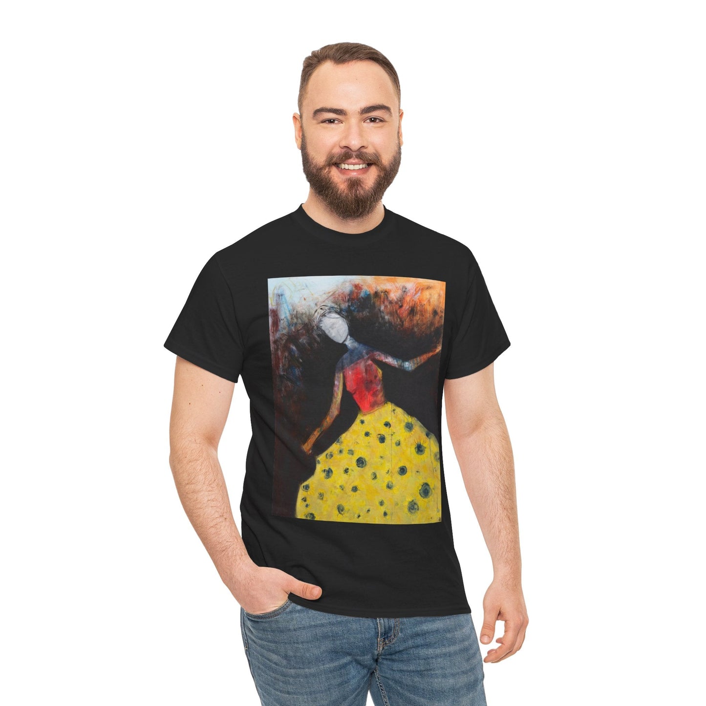 "The Dancer" Artistry in Threads Series T-Shirt | April 2024 Collection - Printify - Art Box Gallery